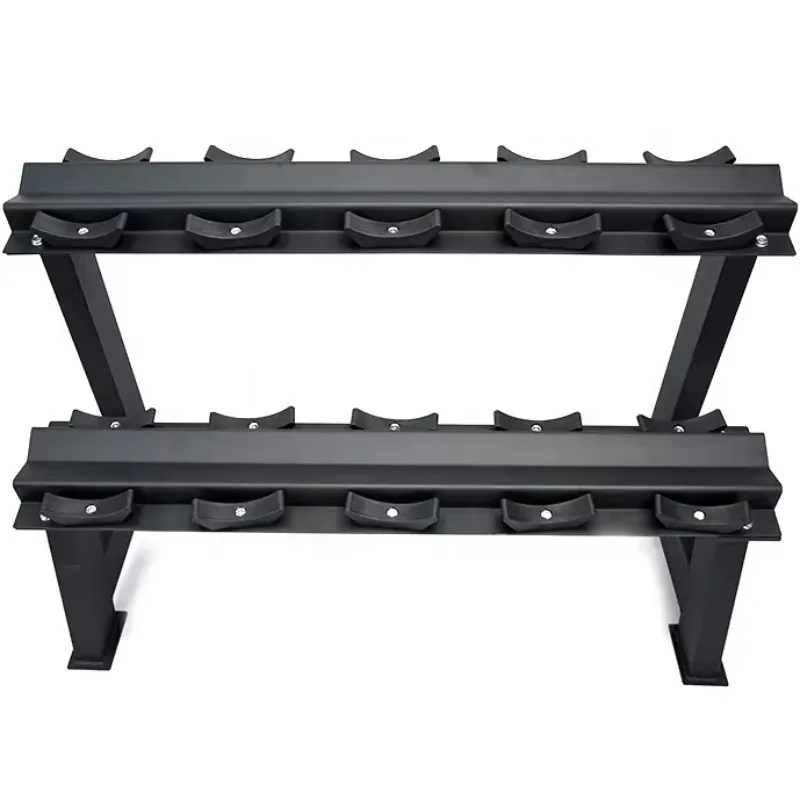 

Stainless Steel Frame Dumbbell Rack Safe Design Suitable For Round Head Dumbbell Set Commercial Fitness Equipment New Arrival