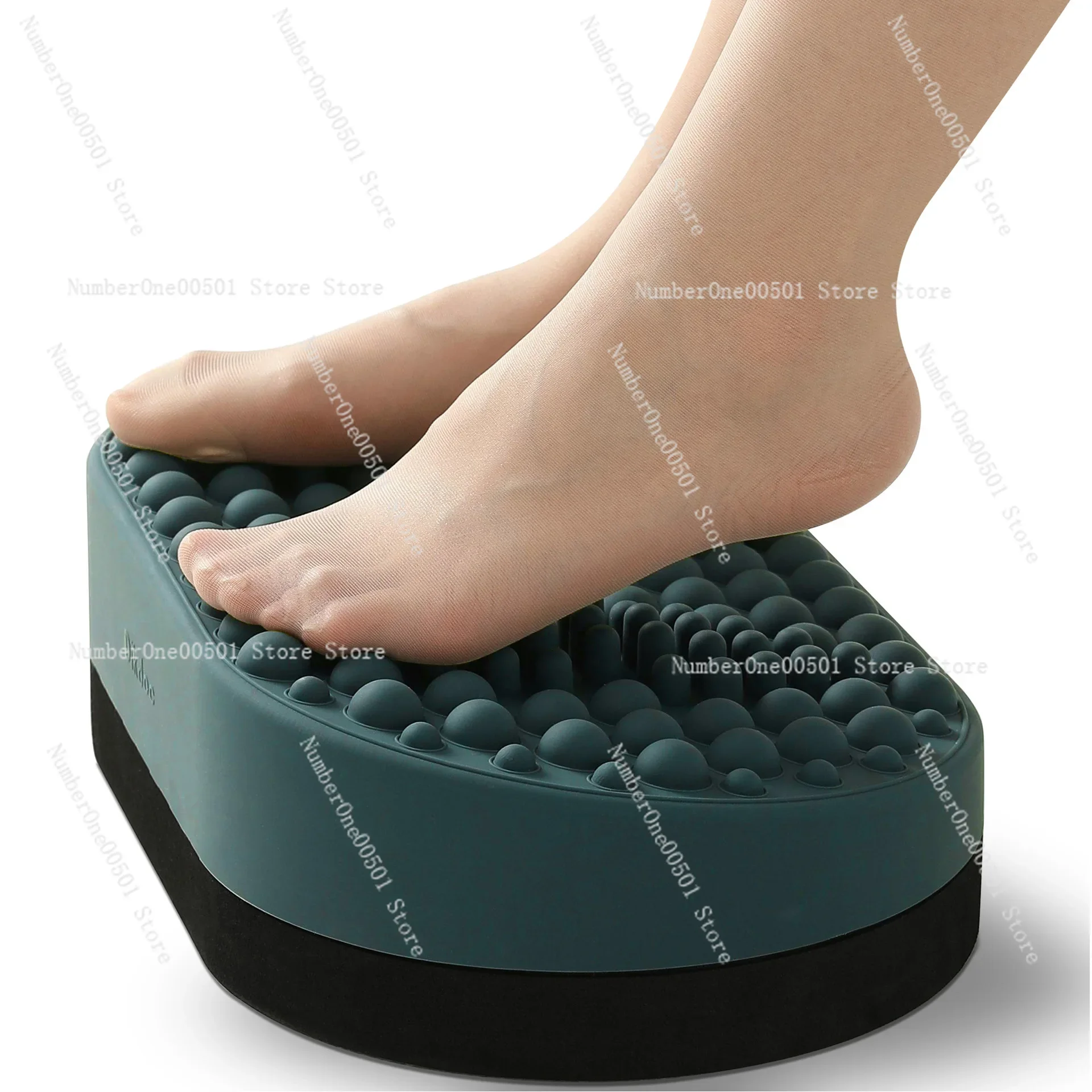 

High Silicone Massage Foot Mat Office Home Foot Stool Anti Slip Standing Mat -095
