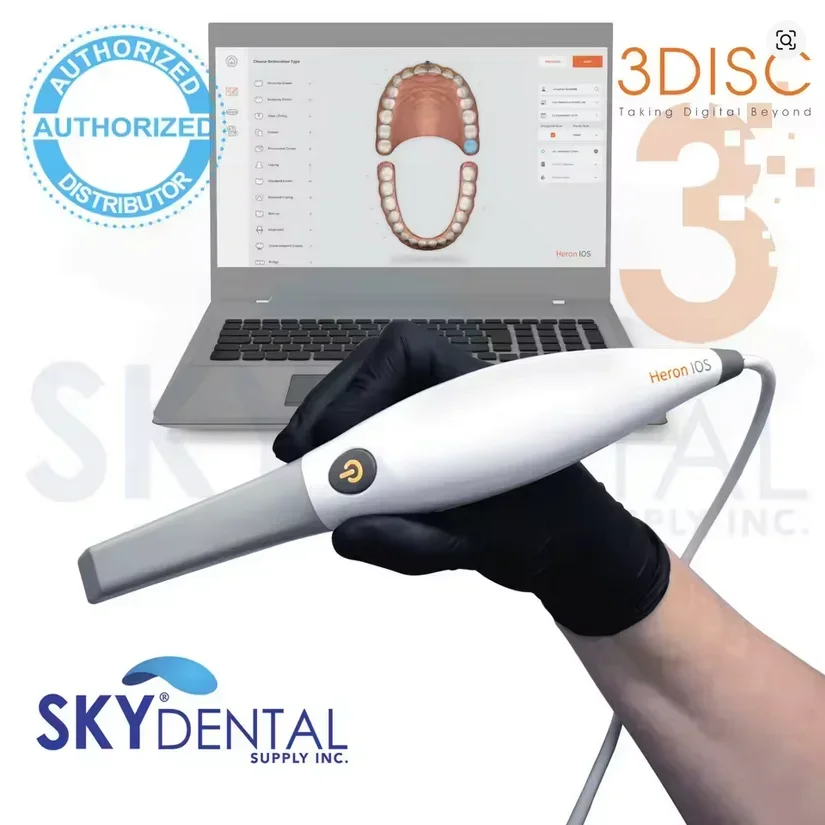 اشتر الآن واحصل على هدية مجانية: حل الماسح الضوئي داخل الفم لطب الأسنان Heron IOS - ماسح ضوئي للأسنان مع كمبيوتر محمول عالي التقنية