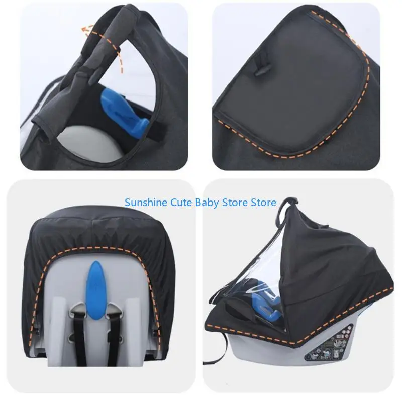 

C5AF дождевик на автокресло для детей, универсальный прочный автомобильный чехол от дождя и непогоды