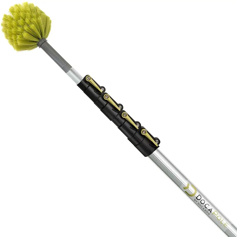 

Doca Telescoping Pole 6-24 Ft - Extension Pole For Cleaning, Feather Duster, Window Washing Kit, Paint Roller, Window Squeegee