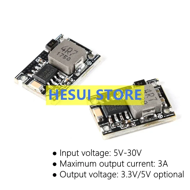 DC-DC step-down power module 5V-30V input to 3.3V/5V output 3A mini step-down on-board power supply