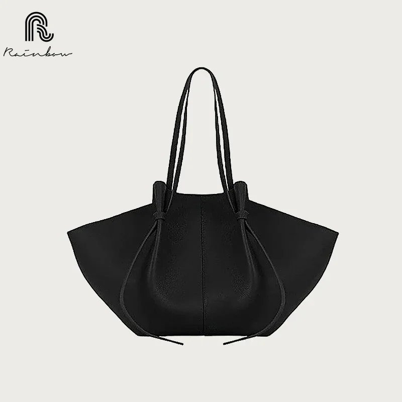 

RAINBOW Matte leather Large Capacity Brand Design Women's Shoulder Bag Luxury Solid High-end Shopping Fashion Ladies Handbag