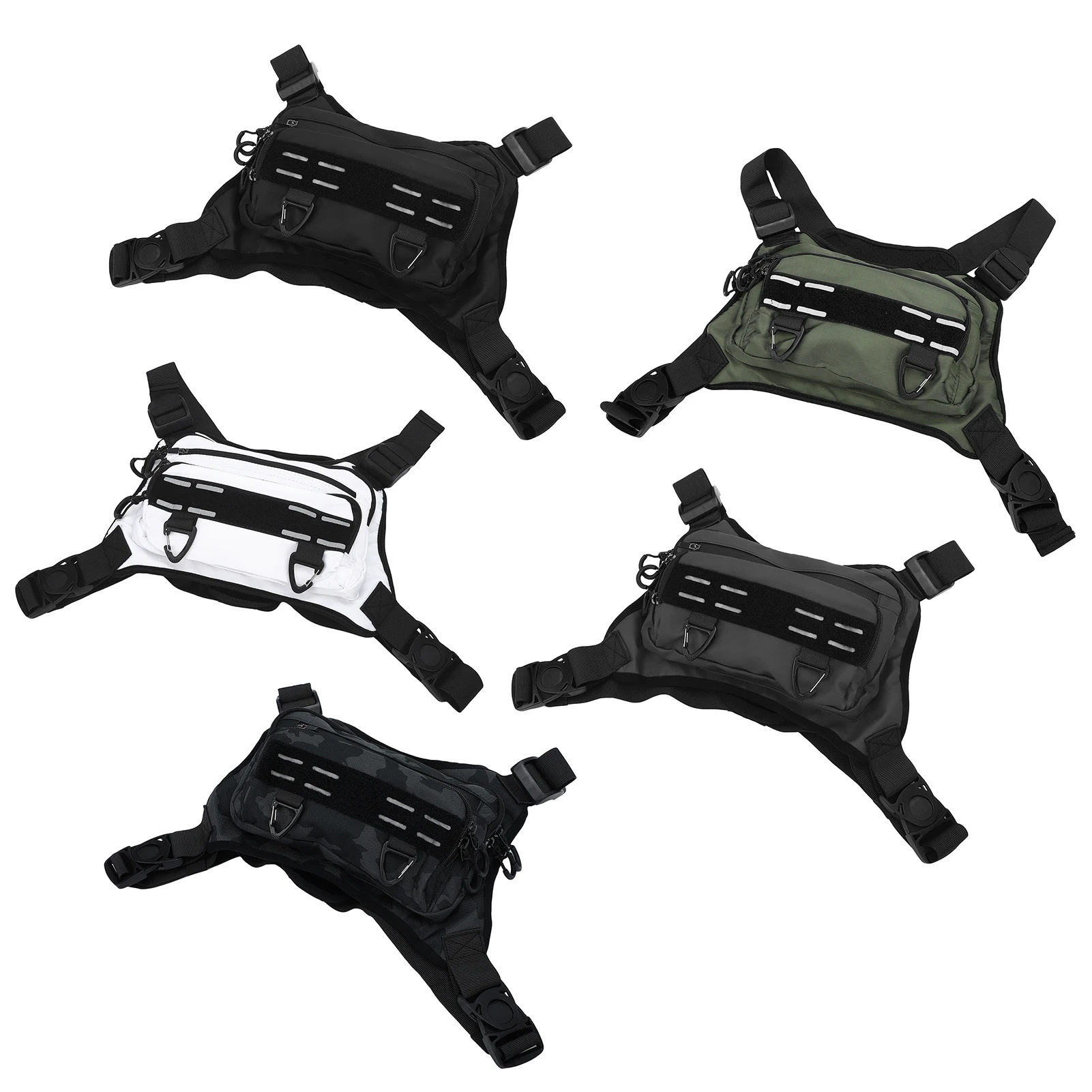 

Мужская спортивная нагрудная сумка для бега и альпинизма, портативная, регулируемая, большой вместимости, из дышащей быстросохнущей ткани