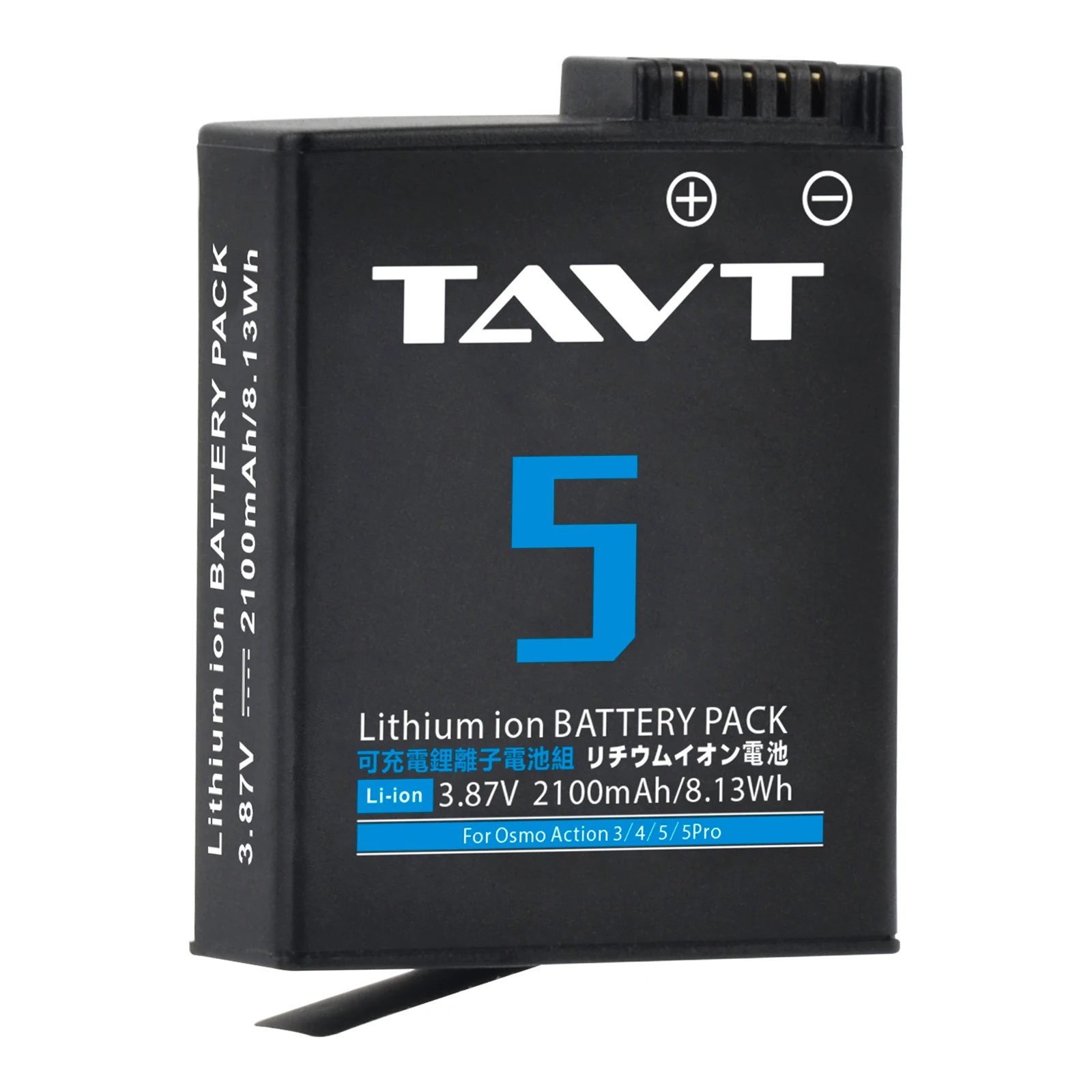 

TAVT Battery and Charger Box for DJI 3/4/5Pro for DJI Osmo Action 5 Pro/5/4/3, Osmo 360 Accessories 2100mAh