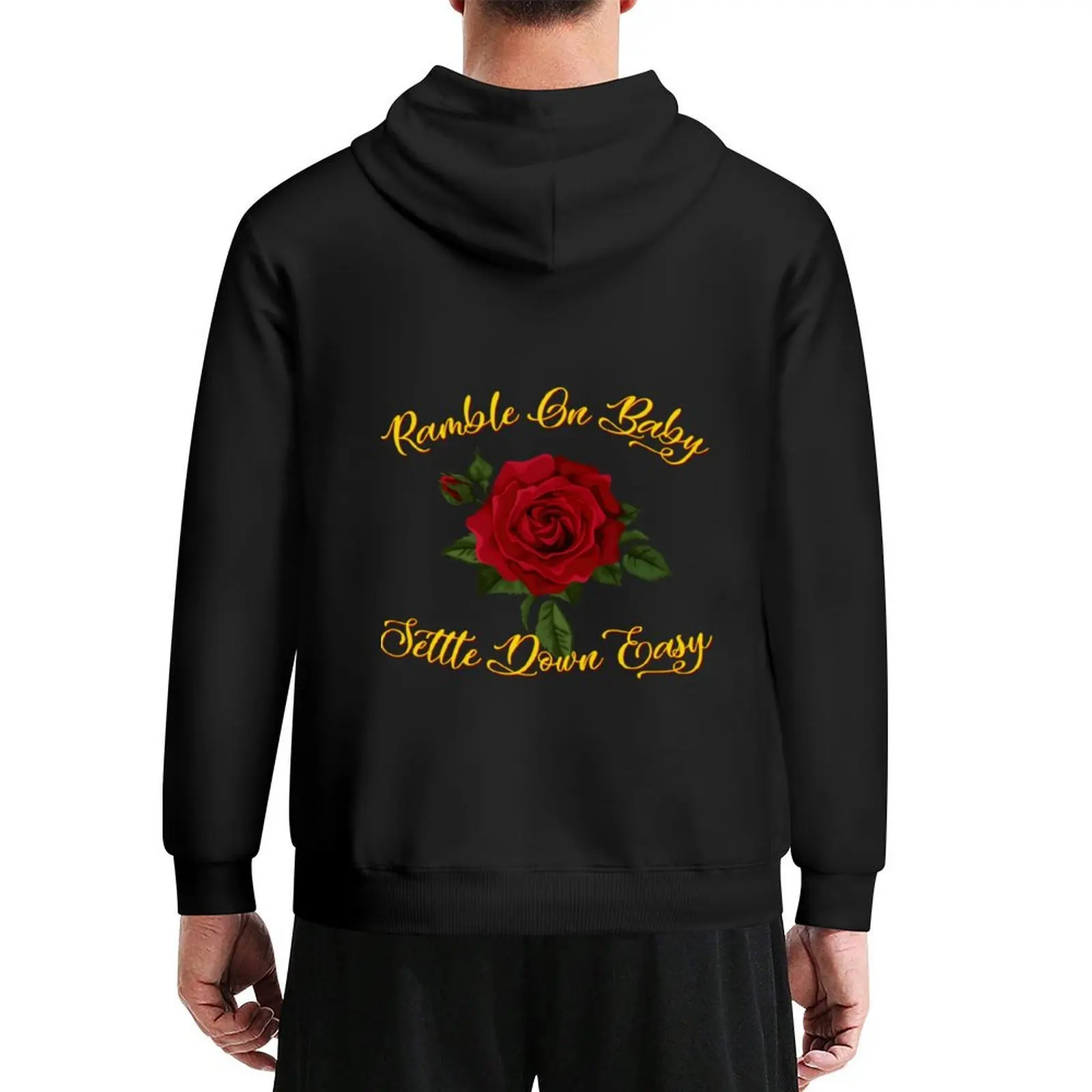 

Ramble On Rose Hoodie autumn mens clothing men's clothes korean autumn clothes men's oversize hoodie