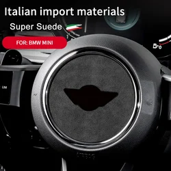 Italien Super Wildleder Auto Lenkrad Abdeckung Für Mini Cooper F54 F55 F56 F57 Countryman F60 Clubman R55 R56 R57 R58 R59 R60 R61