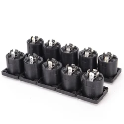 10pcs/lot  4 Pin Speakon Female Jack Socket Connector Audio Loudspeaker Amplifier Converter for PA Amplifier Cable