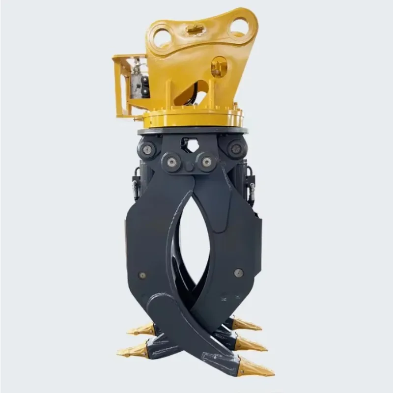 建設用掘削機アクセサリー 油圧式剪定ばさみ 回転式サムロック ロックログ モーターコアストーン ウッド エンジンギア付属