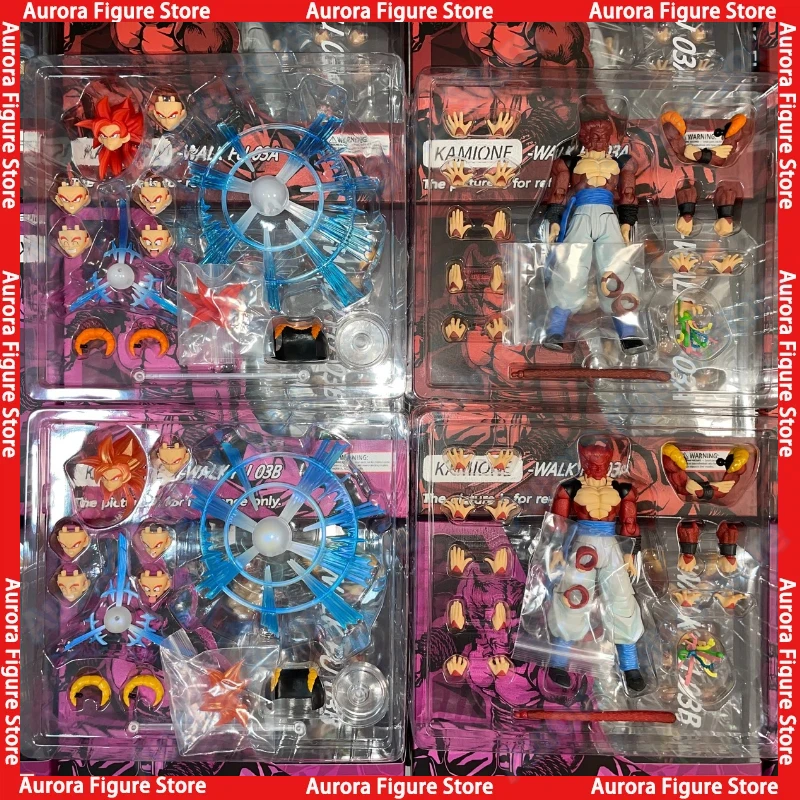 In Stock Tonsenarttoys Kamione 03A 03B Dragon Ball Z SHF Super Saiyan SSJ SSJ4 Gogeta Anime Action Figures Toys Model Gift view 2
