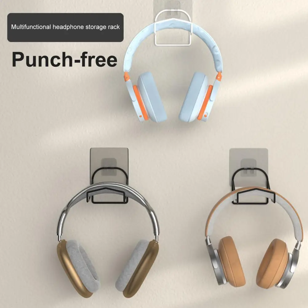 Металлическая-стойка-для-хранения-Настенная-стойка-для-хранения-игровых-контроллеров-Наушники-Прочная-несущая-u-образная-конструкция-Простота-установки