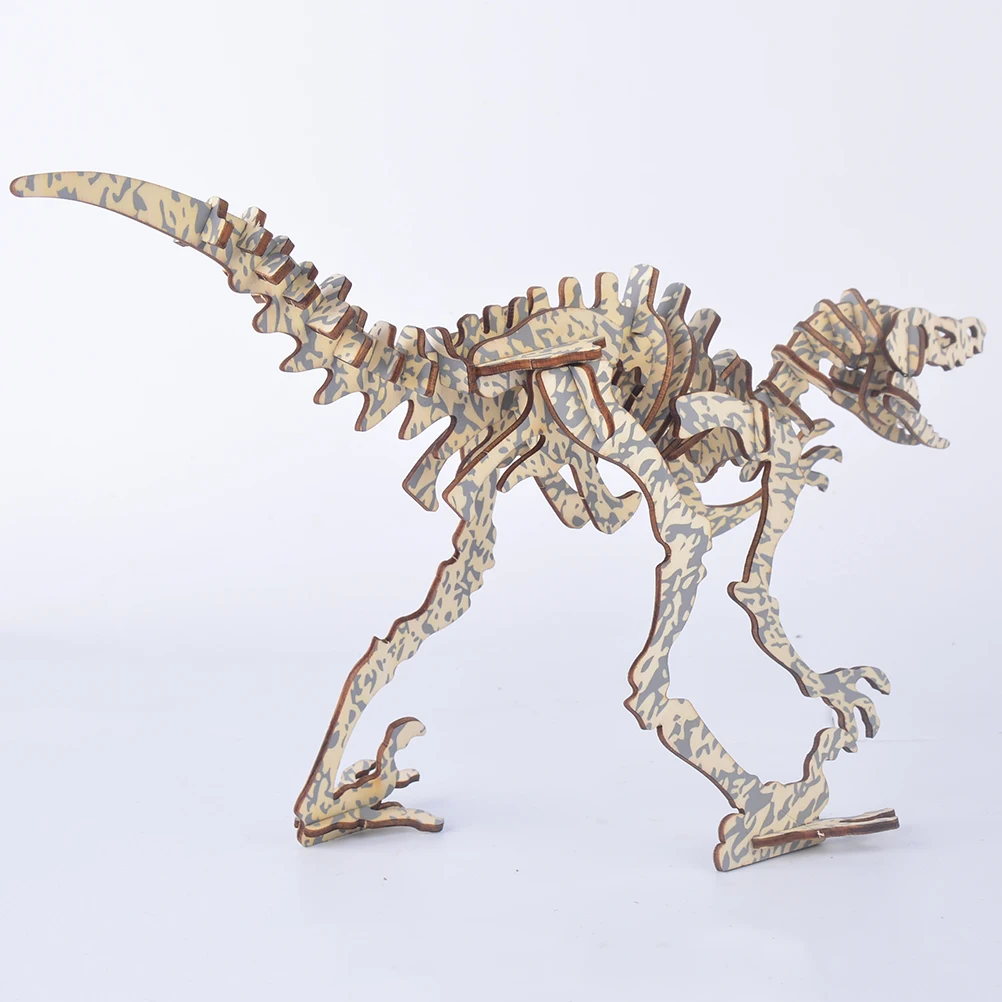 3D пазлы деревянные пазлы игрушки динозавр пазл динозавр головоломка