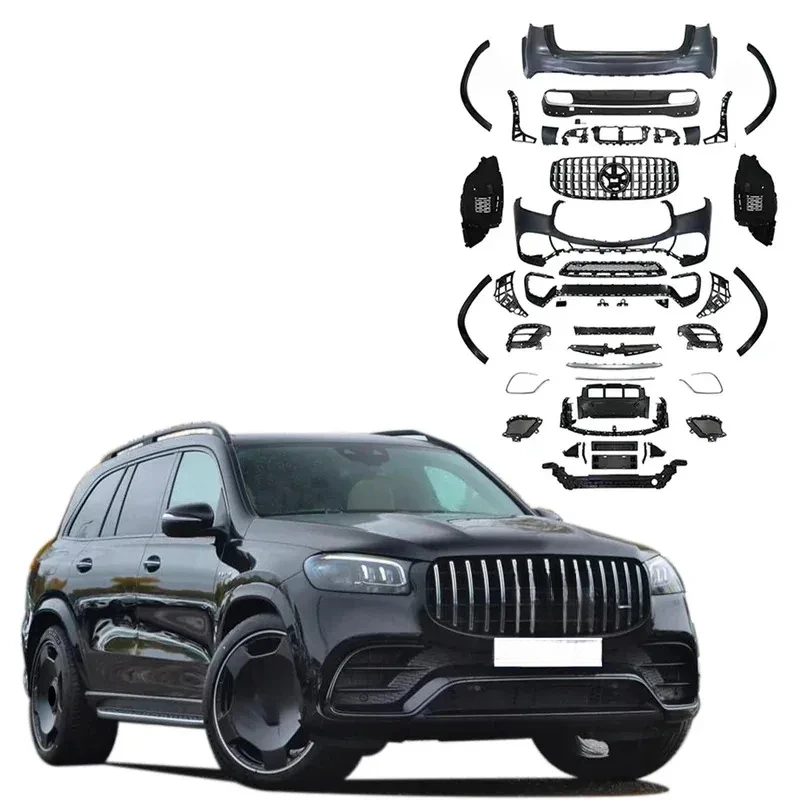 

Auto Modification Conversion Body Kit GLS X167 20-22 Update To GLS63 Style Front+Rear Bumper Grille Wheel Brow