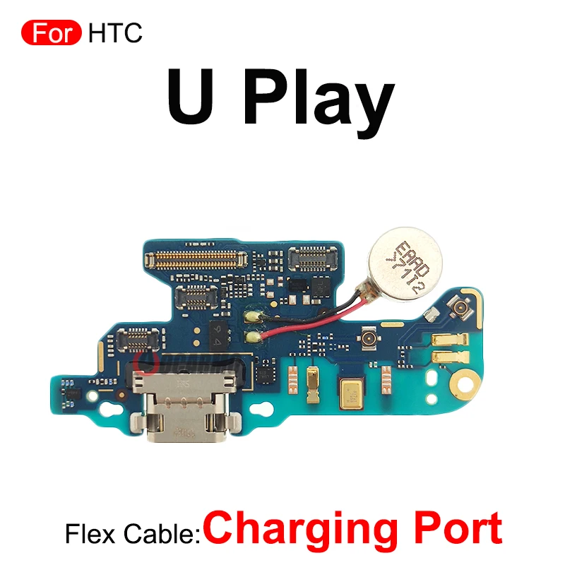 For HTC U11 EYEs U11+ U12+ U12Life U Ultra U Play U20 USB Charging Dock Charger Port With Microphone Connector Flex Cable Repair