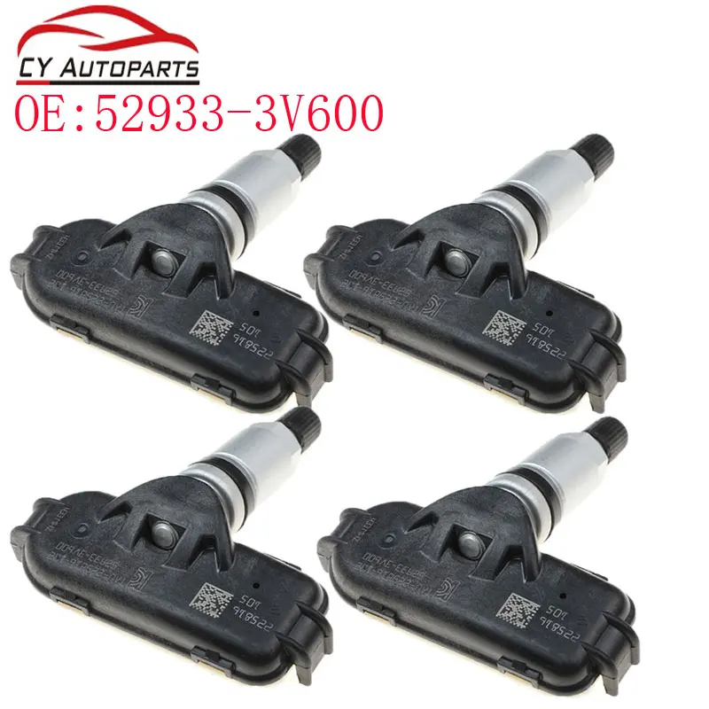 

4PCS New TPMS Sensor Tire Pressure Sensor For 2014-2017 Hyundai i40 Grandeur Azera Hyundai i40 52933-3V600 529333V600 433MHZ