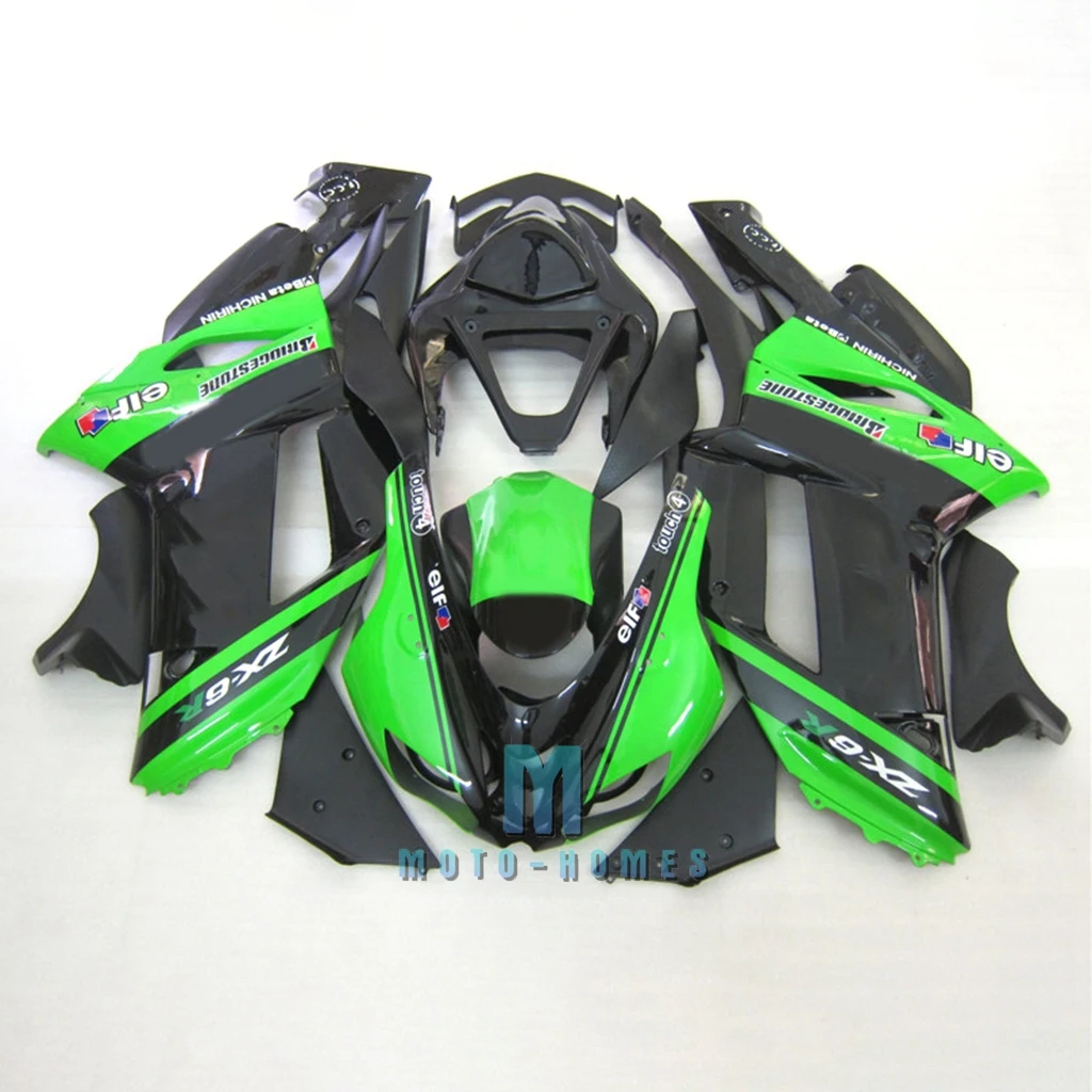 

Prime Chinese Fairing Kit for Kawasaki Ninja 2007 2008 ZX6R ZX 6R 636 07 08 100% Fit Injection Molding Aftermarket Accessories