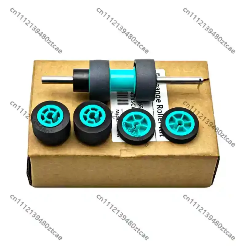 Scanner Paper Feed Roller Shaft With Belt Assembly Wear‑resistant Mechanical Spare Part For Desktop Office Document Scanning