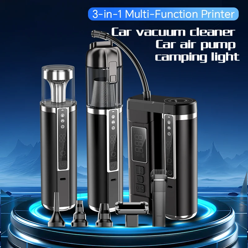 

Car Vacuum Cleaner Air Pump Emergency Start Power Supply Air Pump All-in-One Vacuum Cleaner Super Large Capacity Emergency Start