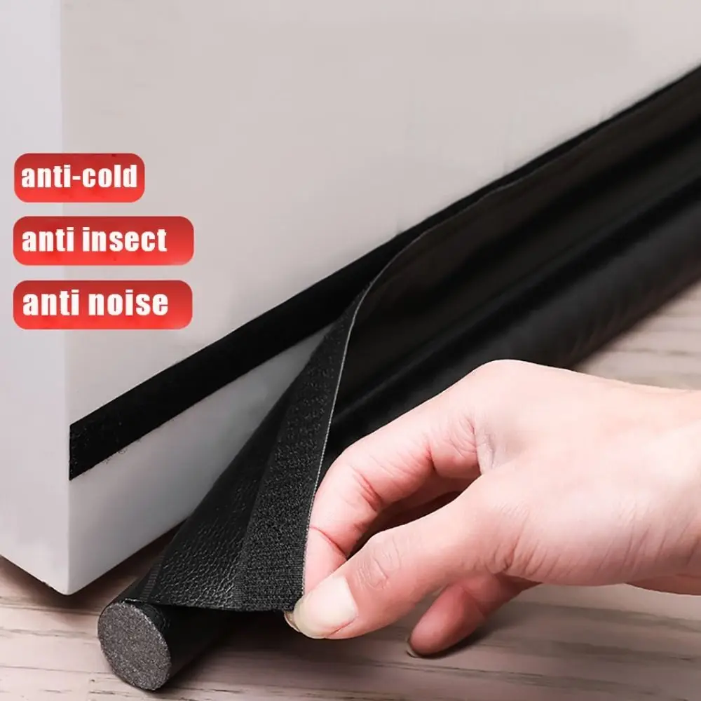 Self-Adhesive Adjustable Foam Seals Solid Color Weatherstrip Door Bottom Seal EVA Soundproof Waterproof Seal Strip Kitchen