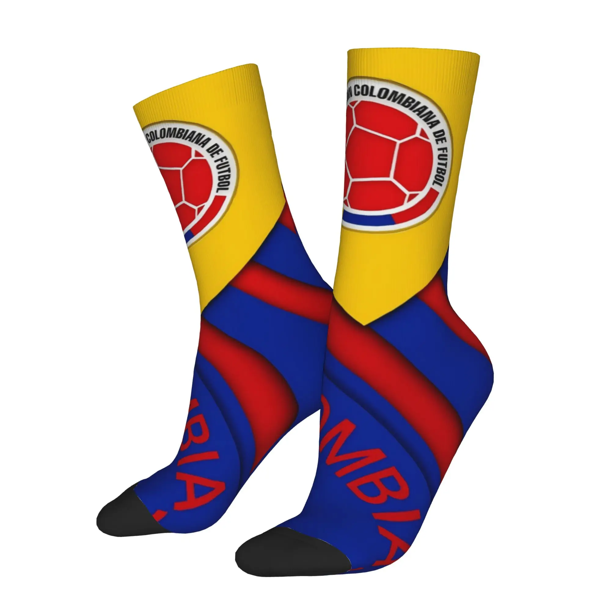 Hip Hop Retro Colombia Crazy Men's compression Socks Unisex  Harajuku Seamless Printed Funny Sock Match Day Essentials