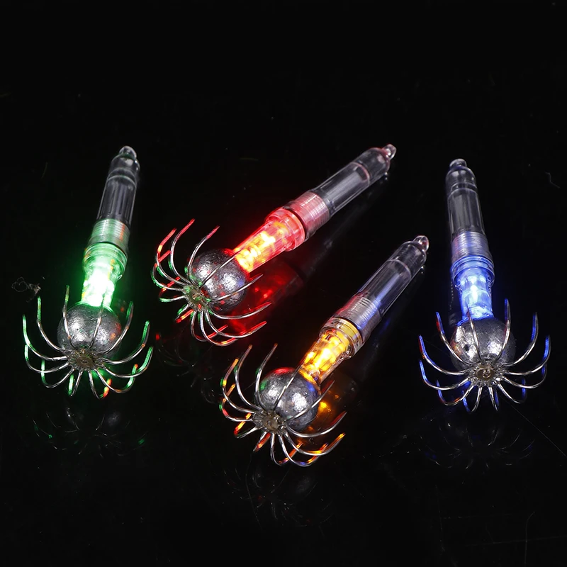 New Fish Lure Light LED Deep Sea Glowing Fishing Hook LED Squid Lure Lamp Underwater Tackle Tools Umbrella Hook Lamp