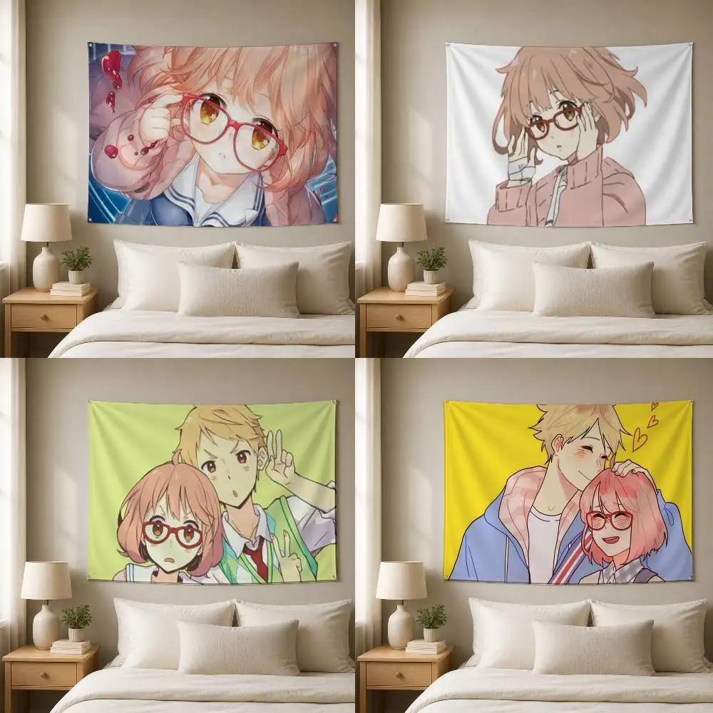 Beyond the Boundary Decorative Art Flag Banner for Picnic Camping Party and Home Decor