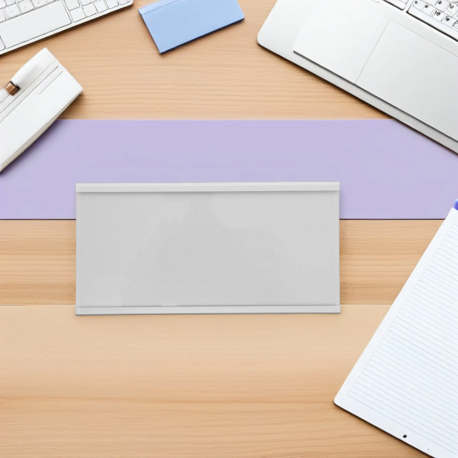 Soporte para placa de identificación de aluminio, soporte de pared de 9x16cm para puerta de oficina, escritorio, etiqueta de nombre del personal profesional para reuniones de negocios