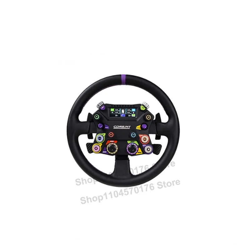 

CONSPIT 310 APEX Simulation Racing Wheel Steering Wheel Force Feedback and 2.99" LCD + Aviation Plug Flange