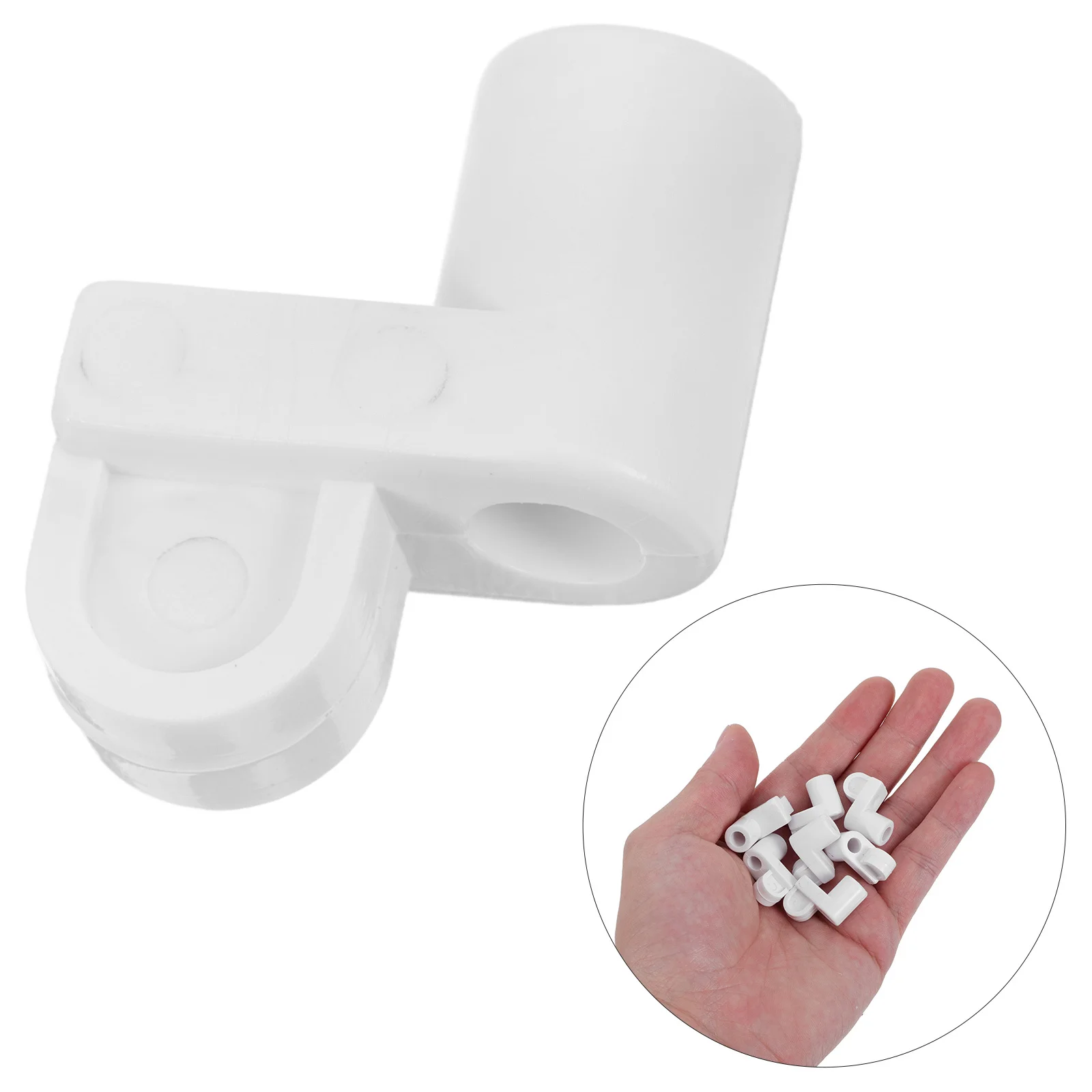 

24Pcs Universal Window Screen Clips High Strength White Plastic Fast Installation Screen Retainers Mesh Panel Holders Windproof