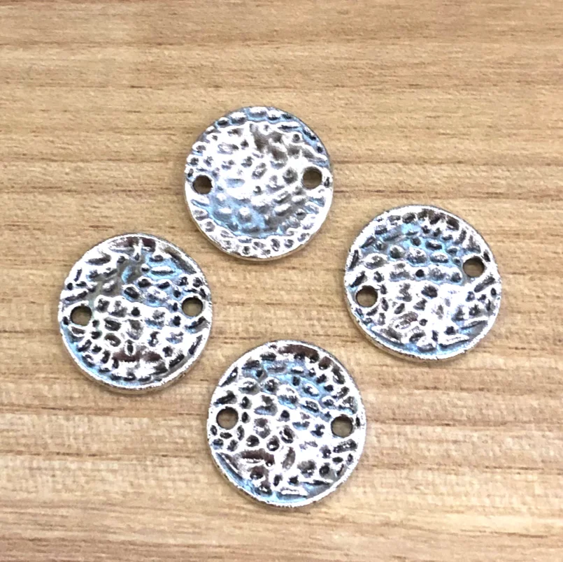 

30pcs 15mm Alloy metal tibetan silver lovely connecter for DIY findings HW2612