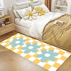 Waterproof Non-Slip Rug for Living Room with Soft Plush Material and Modern Design