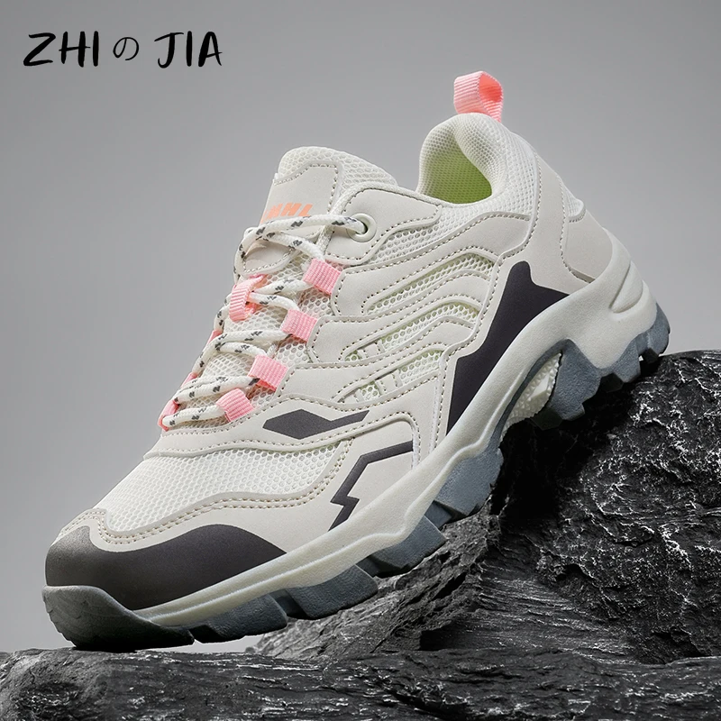 

New Outdoor Mountaineering Shoes Couple's Low Top Hiking Travel Shoes Men's and Women's Spring Autumn Mesh Breathable Sneaker