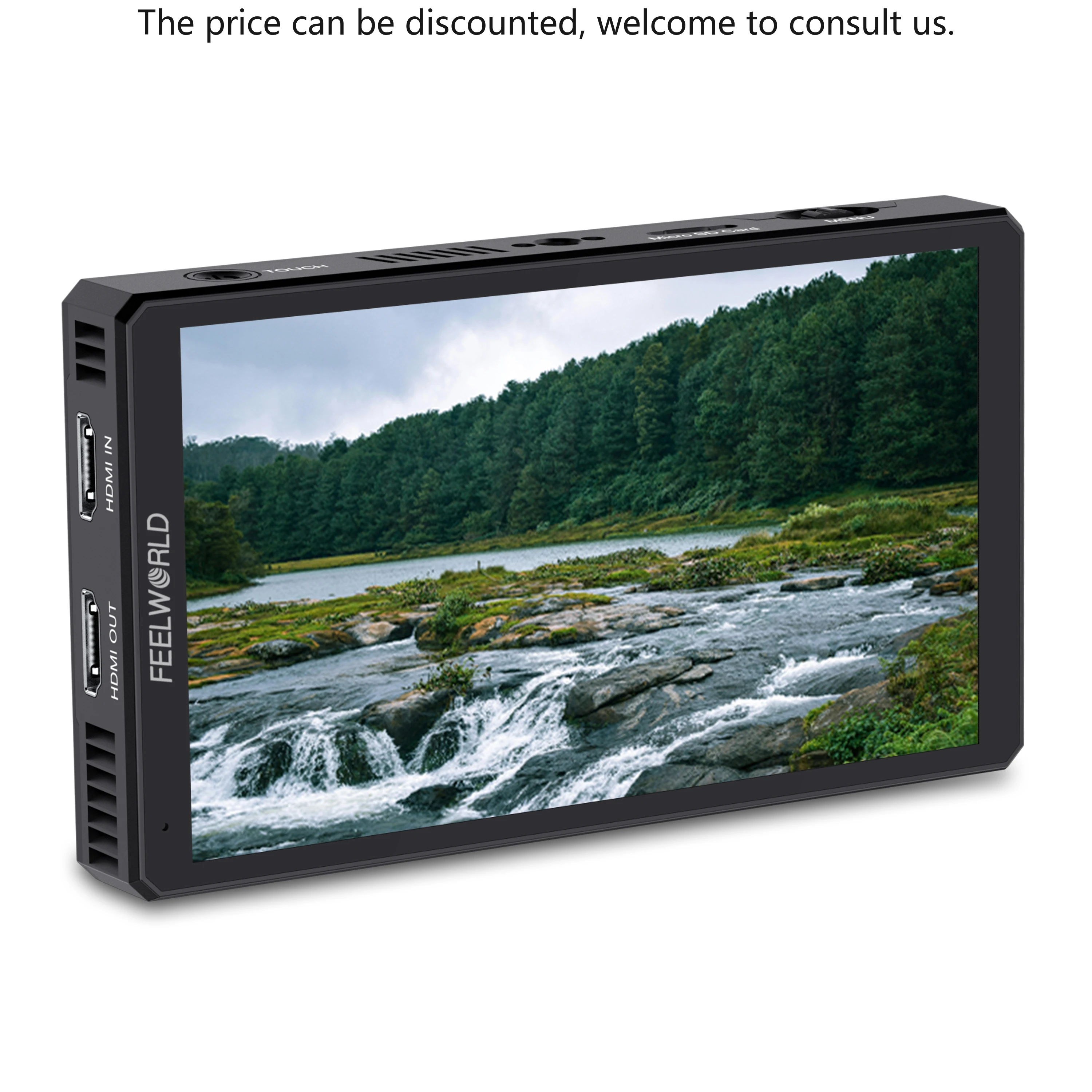 

FEELWORLD CUT6S 6" Touch Screen Camera Monitor Recorder With 4K HDMI/3G-SDI Inputs, HDR & 3D LUT Support - OEM Factory Direct