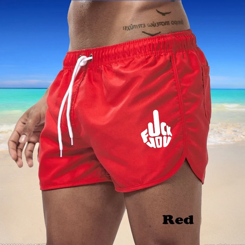 Summer Quick-Dry Shorts Men Swimwear Beach Shorts Swim Shorts Beach Wear Sports (9 Colors)