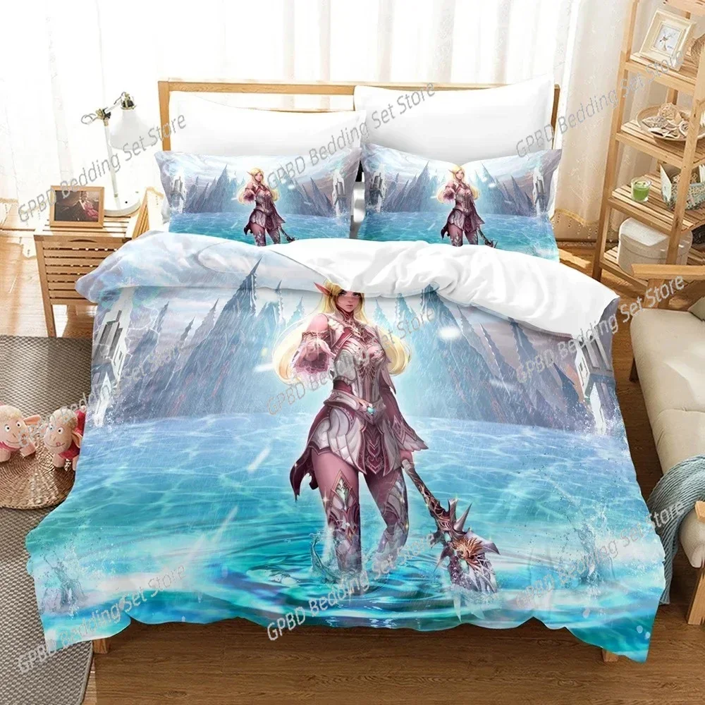 Lineage Bedding Set Chaotic Throne 3D Bedding Set Duvet Cover Pillowcases Single Twin Full Queen King Size Home Decor Quilt Boys