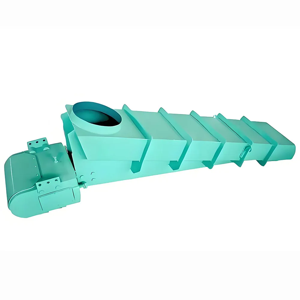 China Supplier Electromagnetic Vibrating Feeder Continuous Vibro Conveyor Electromagnetic Vibratory Feeding Machine for Granule