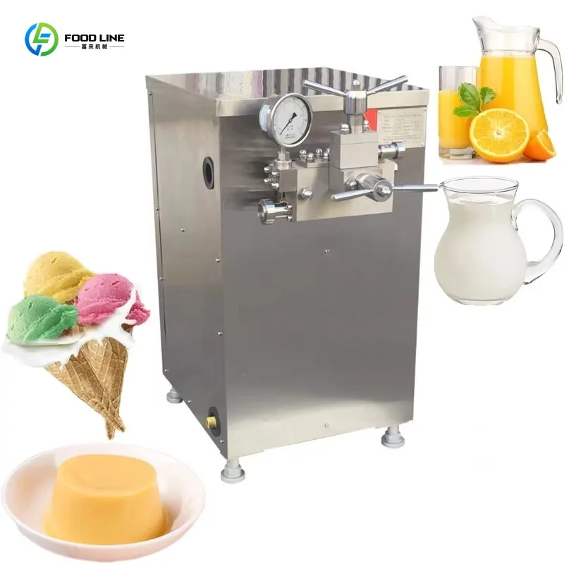 Sanitary Stainless Steel 1000L High Pressure Homogenizer 25Mpa Suitable For Dairy Juice Ice Cream Cosmetic Liquid Production