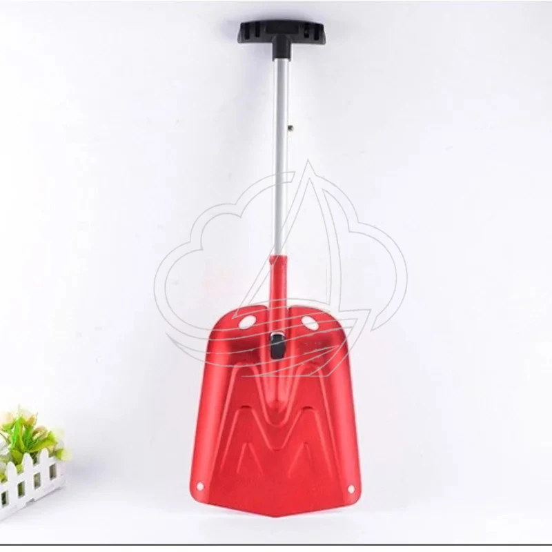 Portable Folding Telescopic Shovel, Aluminum Alloy Multitool for Camping Self-driving Digging, Hole Drilling and Snow Clearing