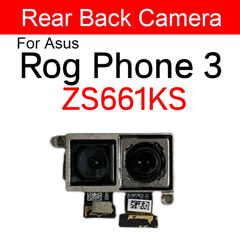 For ASUS Rog Phone3 Power Volume Button Mainboard Flash Light Flex Cable Camera Glass Lens Charger Board Earpiece Sim Card Part