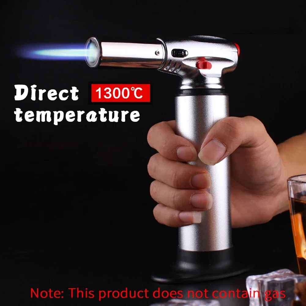 Flamethrower - Reinflatable - Jewellery torch for home and kitchen - Adjustable flame safety lock