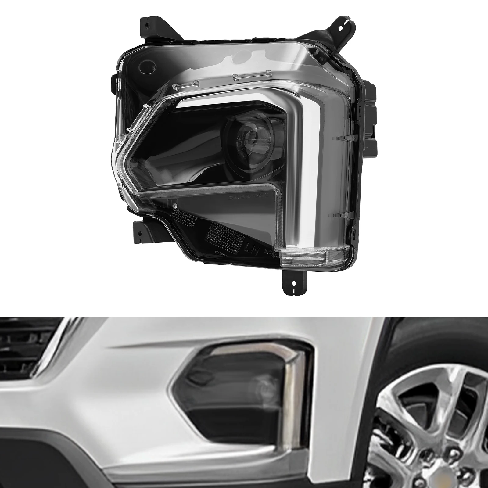 

Headlight Left/Right Headlamp For 2022-2023 Chevy Traverse (w/o LED DRL Headlight Models Only)