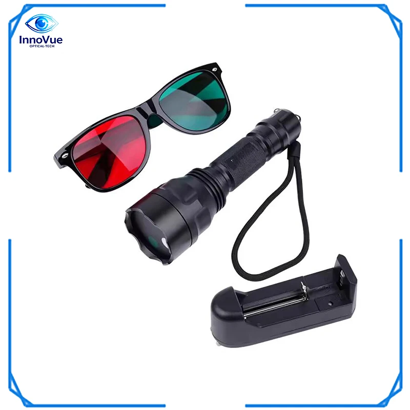

InnoVue Opto WT-4 Portable Worth 4 Dot Simultaneous Vision for Red Green Glass Rechargeable Penlight Ophthalmic Sight