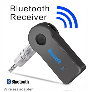 Bluetooth Aux Auto Handsfree Kit 3.5mm Draadloze Aux Naar Bluetooth Adapter Audio Muziek Ontvanger Mini MP3 USB BT V3.0 Speler Nieuwe