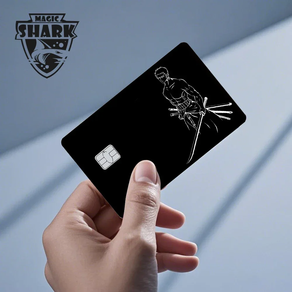 Stiker Film Kulit Kartu Kredit Debit Anti Air Motif Anime Chopper Luffy Nami Hiu Ajaib - Promo!