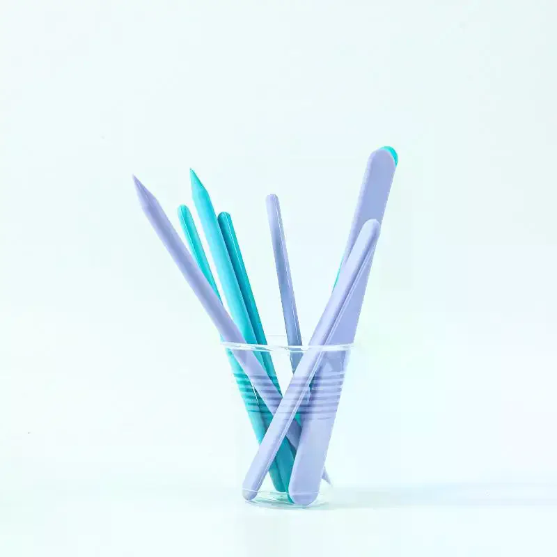 4pcs Silicone Epoxy Mixing Sticks Reusable Resin Stirrers Mixing Tools For Diy Liquid Paint Projects Durable And Easy To Clean