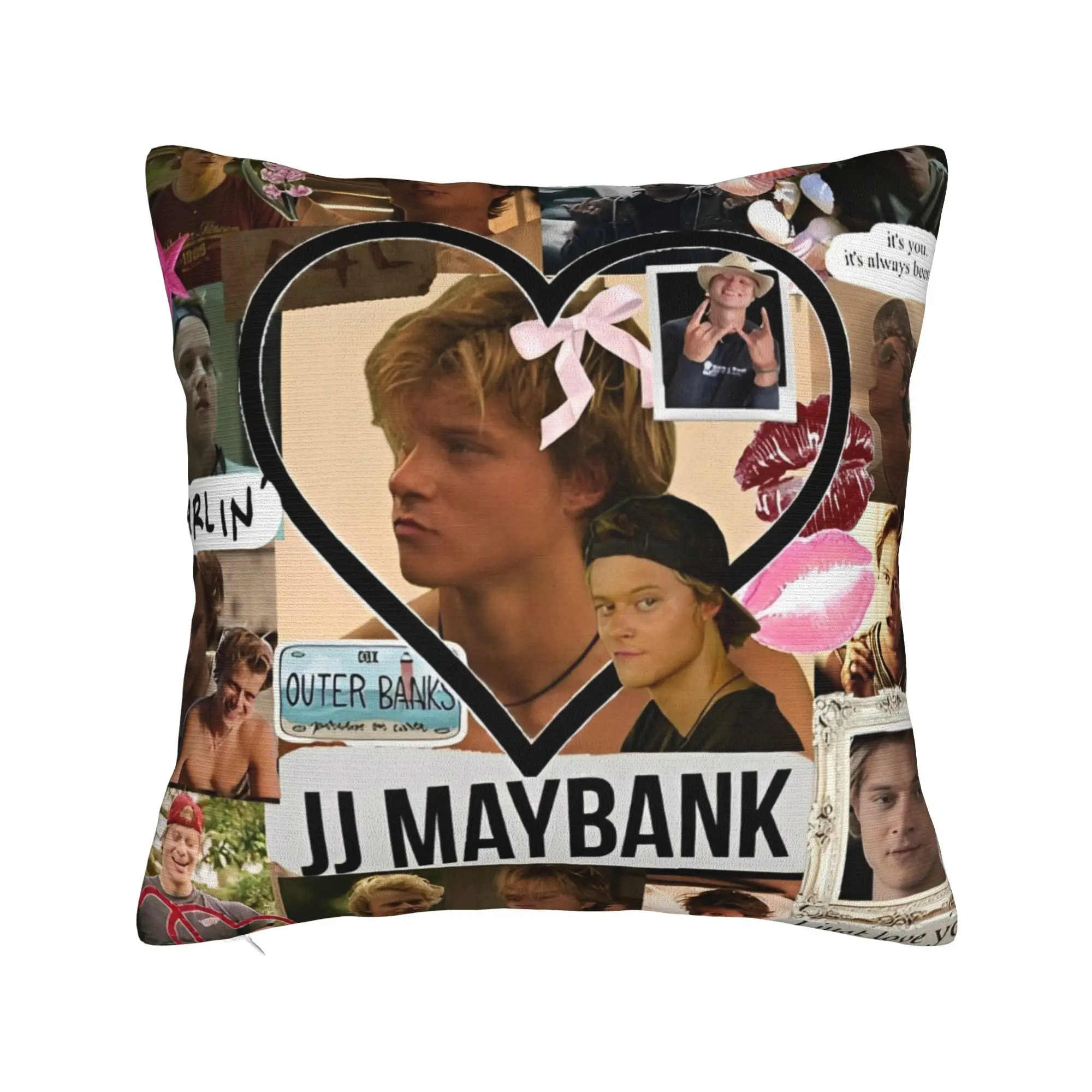 JJ Maybank  Pillow Cover Rudy Pankow  Square Cushion Cover Vintage Pillow Case For Couch Sofa Bedroom