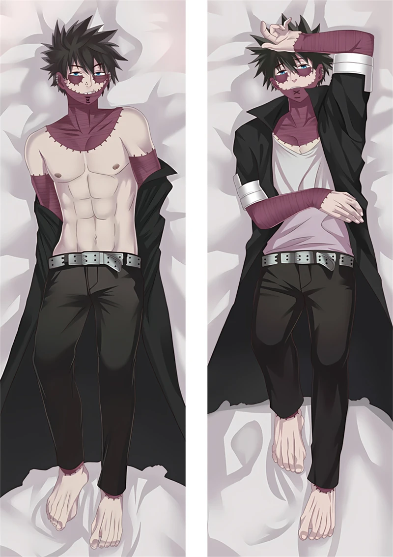 Funda de almohada de Anime Hero Dabi Cosplay, Dakimakura, abrazando el cuerpo, accesorios de dibujos animados, regalo de Navidad, relleno no incluido