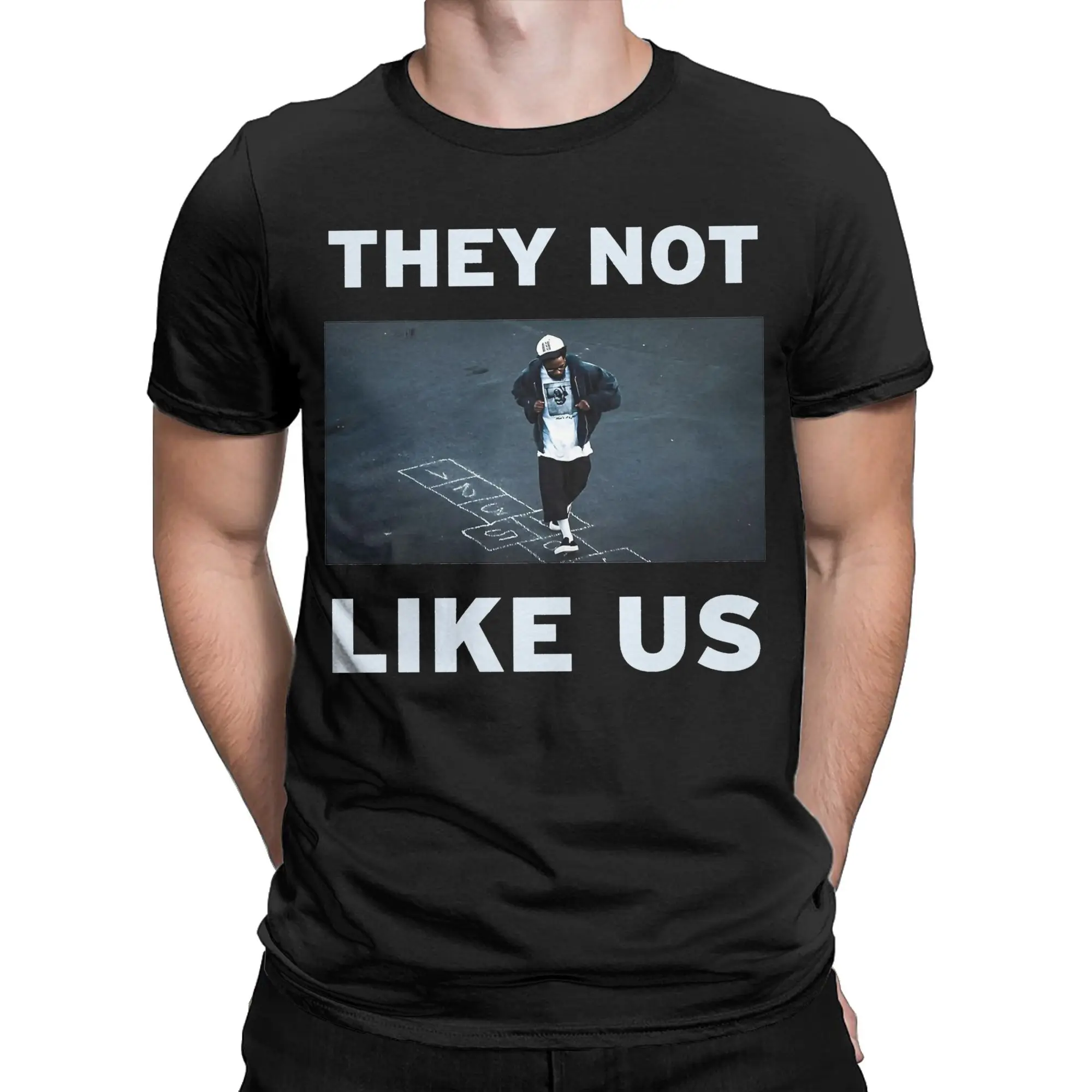 They not like us Kendrick Lamar Outfit Unisex T Shirt 100% Cotton Tee Graphic Printed  T-shirt Clothing