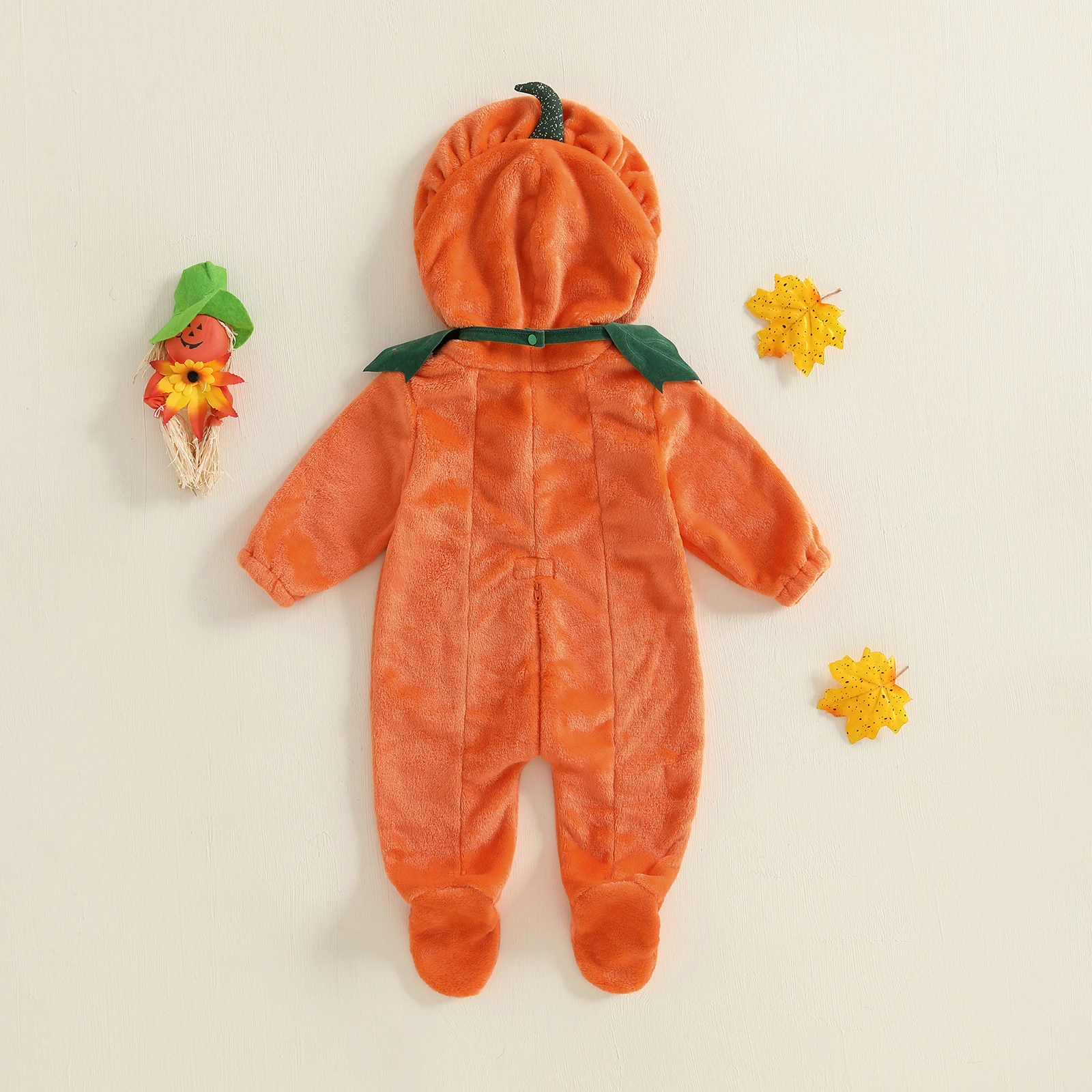 طفل رضيع فتاة صبي هالوين الزي شبح زمم هوديي رومبير أفخم طويلة الأكمام بذلة الخريف الشتاء الملابس #4