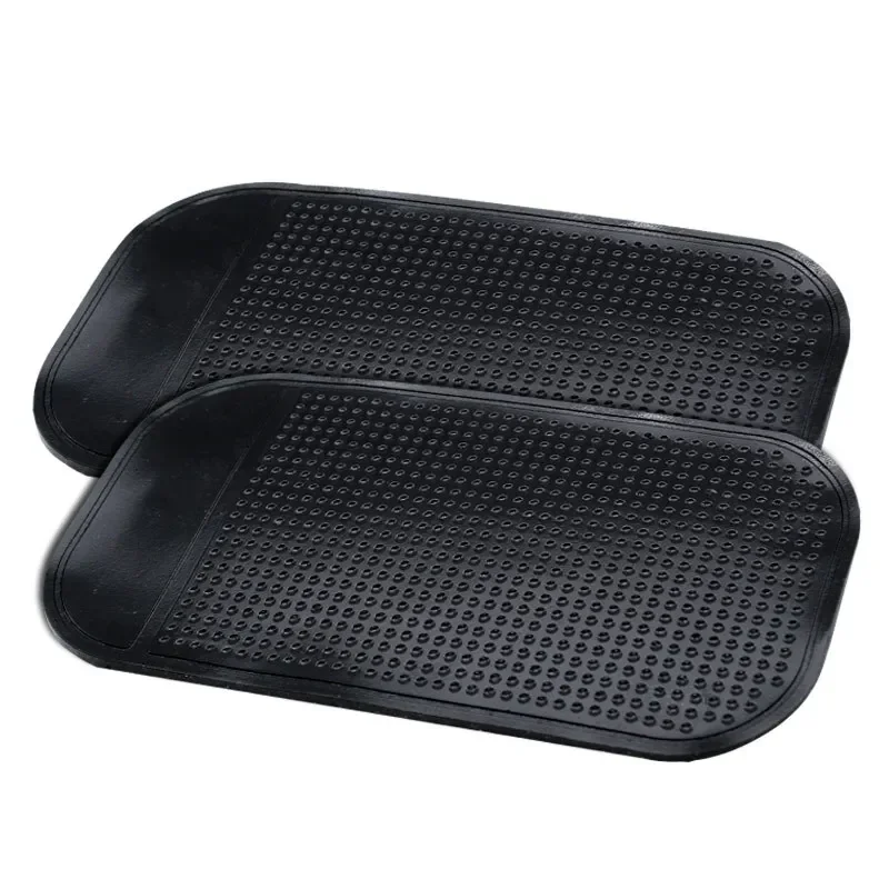 Car Anti-Slip Mat Pads Black Car Storage Pads Non-Skid Auto Silicone Interior Dashboard Phone Slip Storage Mat Pads